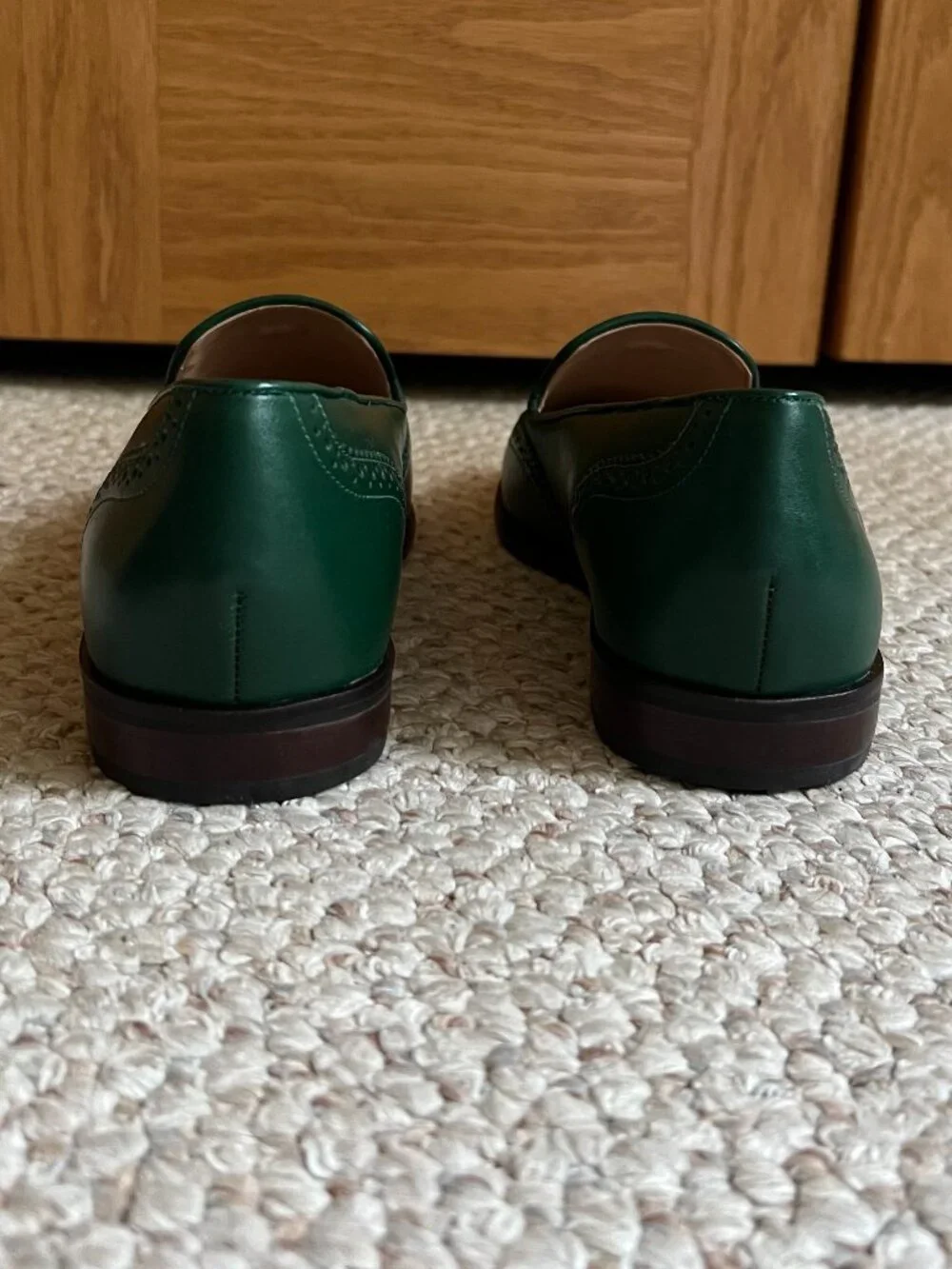 TALBOTS -- Leighton Tasseled Nappa Leather Brogue Loafer - NEW, with Box